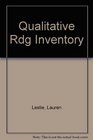 Qualitative reading inventory