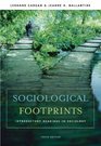 Sociological Footprints Introductory Readings in Sociology