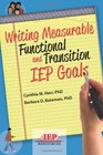 Writing Measurable Functional and Transition IEP Goals