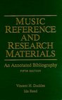 Music Reference and Research Materials