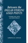 Between the DollarSterling Gold Points Exchange Rates Parity and Market Behavior