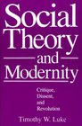 Social Theory and Modernity Critique Dissent and Revolution