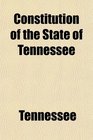 Constitution of the State of Tennessee