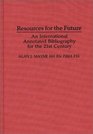 Resources for the Future An International Annotated Bibliography