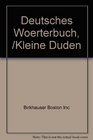 DEUTSCHES WOERTERBUCH /KLEINE DUDEN