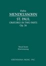 St Paul Op 36  Vocal score