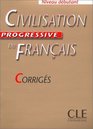 Civilisation Progressive Du Francais Key