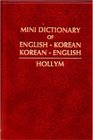 Mini Dictionary of EnglishKorean KoreanEnglish Romanized