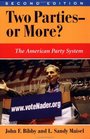 Two PartiesOr More The American Party System