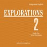Explorations CD 2  Integrated English Program