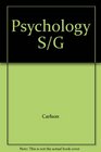 Psychology S/G