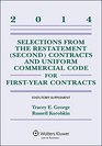 Selections from the Restatement  Contracts and Uniform Commercial Code for FirstYear Contracts Supplement