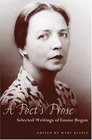 Poets Prose  Selected Writings Of Louise Bogan