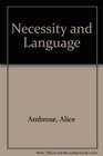 Necessity and language