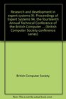 Research and development in expert systems XI Proceedings of Expert Systems 94 the fourteenth Annual Technical Conference of the British Computer Society