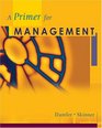 Thomson Advantage Books A Primer to Management