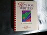 Keys for Writers A Brief Handbook