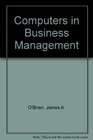 Computers in business management An introduction