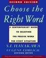Choose the Right Word  Second Edition