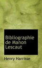 Bibliographie de Manon Lescaut