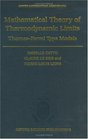 The Mathematical Theory of Thermodynamic Limits ThomasFermi Type Models