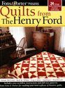 Fons  Porter Presents Quilts from the Henry Ford 24 Vintage Quilts Celebrating American Quiltmaking