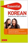 Essential Korean Speak Korean with Confidence