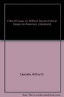 Critical Essays on William Styron