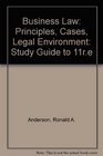 Business Law Principles Cases Legal Environment Study Guide to 11re