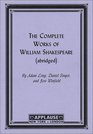 The Complete Works Of William Shakespeare   Acting Edition