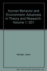 Human Behavior and Environment Advances in Theory and Research Vol 1