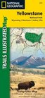 National Geographic Yellowstone National Park Wyoming/Montana USA Trails Illustrated Topo Map