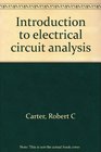 Introduction to electrical circuit analysis