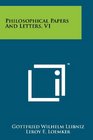 Philosophical Papers And Letters V1