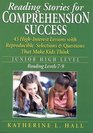 Reading Stories for Comprehension Success Junior High Level Reading Level 79
