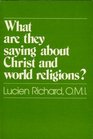 What Are They Saying About Christ and World Religions