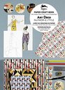 Art Deco Fashion & Style : Paper Craft Book with Cards Envelopes Stickers Posters Creative and Wrapping Papers