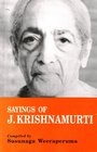 Sayings of J Krishnamurti