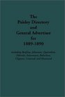 The Paisley Directory and General Advertiser for 18891890