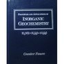 Principles and Applications of Inorganic Geochemistry A Comprehensive Textbook for Geology Students