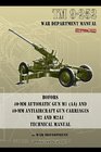 TM 9252 Bofors 40mm Automatic Gun M1  and 40mm Antiaircraft Gun Carriages M2 and M2A1 Technical Manual