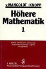 Hhere Mathematik 4 Bde Bd1 Zahlen Funktionen Grenzwerte Analytische Geometrie Algebra Mengenlehre