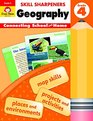 EvanMoor Skill Sharpeners Geography Grade 4 Activity Book  Supplemental AtHome Resource Geography Skills Workbook