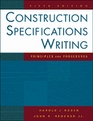 Construction Specifications Writing (Practical Construction Guides)