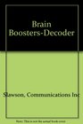 Brain BoostersDecoder