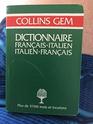 Collins Gem Italn French French Italn