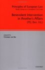 Principles of European Law Volume 1 Benevolent Intervention in Another's Affairs