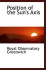 Position of the Sun's Axis