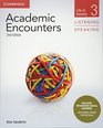 Academic Encounters Level 3 Student's Book Listening and Speaking with Integrated Digital Learning Life in Society