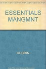 Essentials of Management  Textbook
